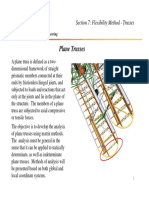 Plane Trusses: Section 7: Flexibility Method - Trusses