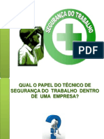 Papel do Técnico em Segurança do Trabalho.ppt