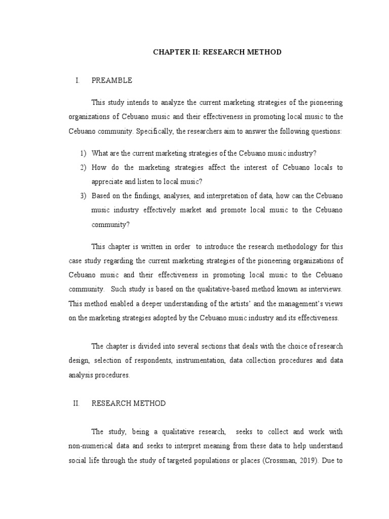 Research Chapter 2 | PDF | Interview | Focus Group