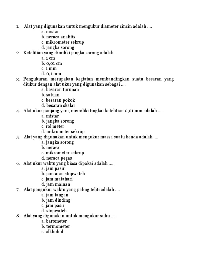 Soal Ony Cs