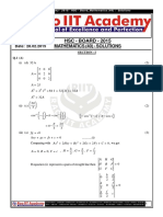 XII-HSC Board Code (40) 2015 Mathematics Solutions