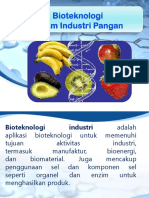 Bioteknologi DLM Industri Pangan