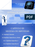Capitulo III sistema de hipotesis de el lic. Duarte