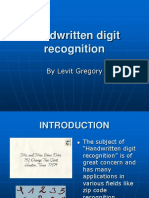 Handwritten Digit Recognition: by Levit Gregory