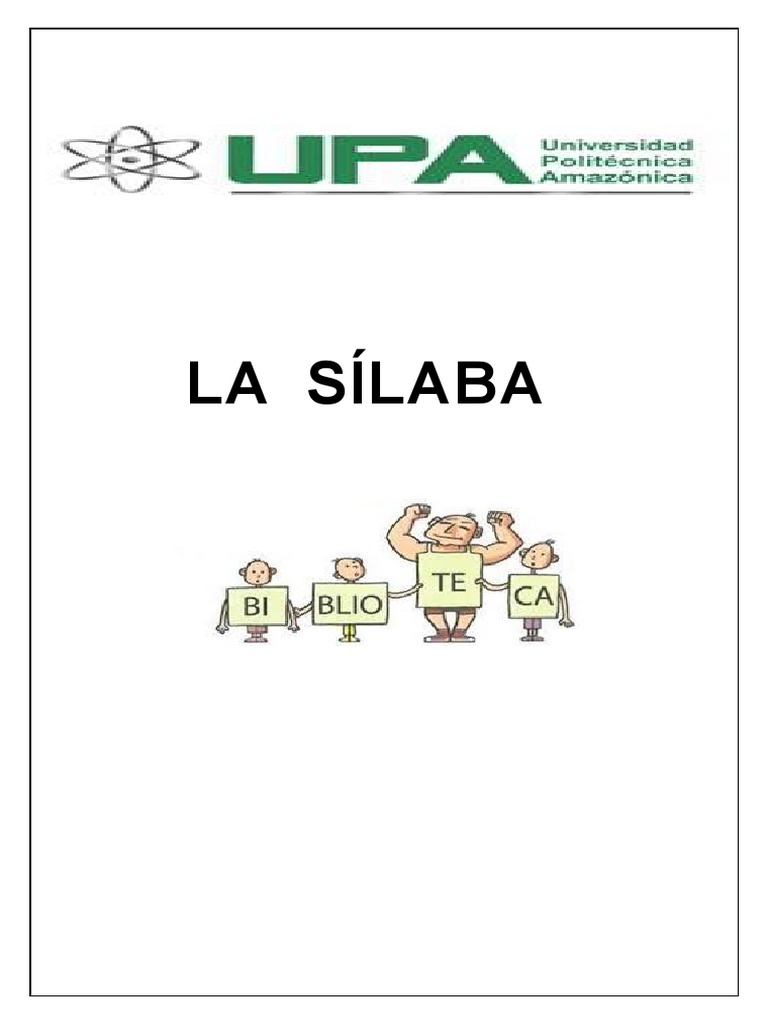 Reglas y ejemplos del silabeo | PDF | Sílaba | Vocal