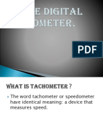 Simple Digital Tachometer