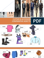 Clothes & Accessories Comparative Adjectives