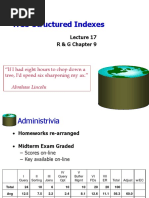 Tree-Structured Indexes: R & G Chapter 9