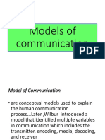 Models of Communication