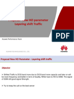 HO Parameter Layering Shift Traffic