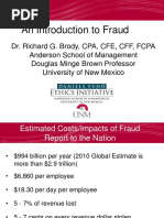 Introduction To Fraud