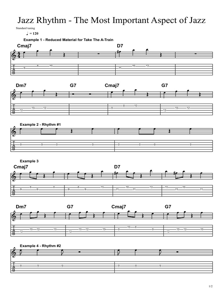 Essential Jazz Rhythm Techniques | PDF | Music Of The African Diaspora ...