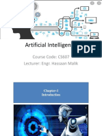Artificial Intelligence: Course Code: CS607 Lecturer: Engr. Hassaan Malik