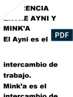 Diferencia Entre Ayni y Mink