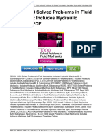 BEST! 1000 Solved Problems in Fluid Mechanics: Includes Hydraulic Machines PDF