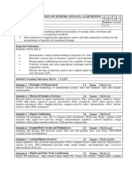 Principles of Sensors and Data Acquisition