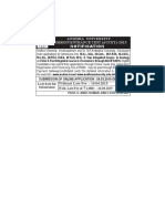 Aucet-2015 Notification PDF