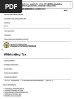 Withholding Tax - Bureau of Internal Revenue