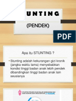 Stunting: (Pendek)