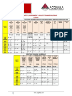 2019 Acquilla Training Calendar Approved