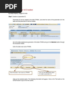 Customer Parameter Id Creation