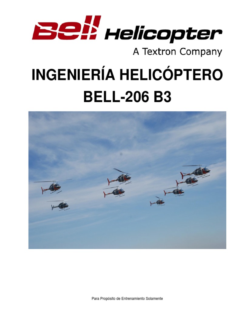 Manual de Entrenamiento Bell 206 B3 | PDF | Aeroespacial | Aviación