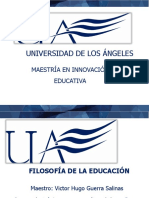 Filosofía de La Educación