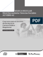 A17-Ebrs-42 - Ebr Secundaria Ciencias Sociales - Forma 2