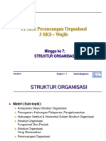 Kuliah 7 Struktur Organisasi