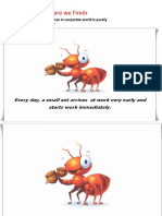 Why Are We Fired in Corporate Ant Story PDF