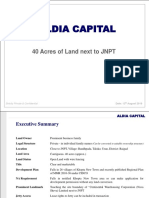 JNPT 40 Acres Land Summary 20190812 PDF