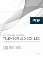 Manual TV Led 3d LG LM7600
