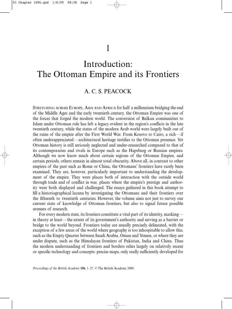 The Ottoman Empire and Its Frontiers PDF | PDF | Ottoman Empire | Anatolia
