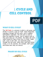 Cell Cycle and Cell Control