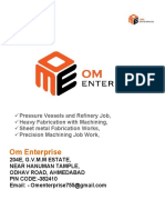 Company Profile Details - OM Enterprise - Main Page