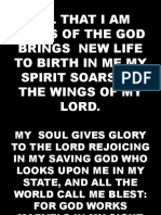 All That I Am Sings of The God Brings New Life To Birth in Me My Spirit Soars On The Wings of My Lord