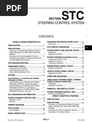 Stc Infiniti Pdf Airbag Transportation Engineering
