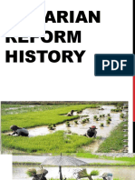 Agrarian Reform History Eco Report