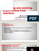 Transforming An Ordinary Teacher in To An Outstanding Teacher 16.7.2018