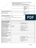 Annex 5-Electrical Installation Certificate for Design & Construction