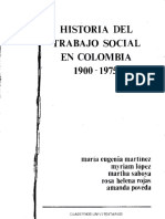 Historia Del Trabajo Social en Colombia 1900-1975