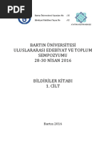 Edebiyat Ve Toplum Sempozyumu 1.cilt PDF