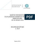 Edebiyat Ve Toplum Sempozyumu 1.cilt PDF