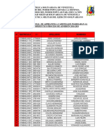 Listado de Ingreso Propedeutico 2018