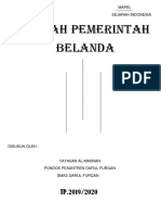 MAKALAH Sejarah Pemerintah Belanda