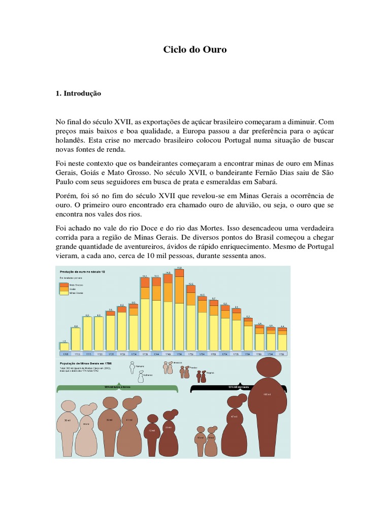 Ciclo Do Ouro Resumo PDF Ouro Mineração