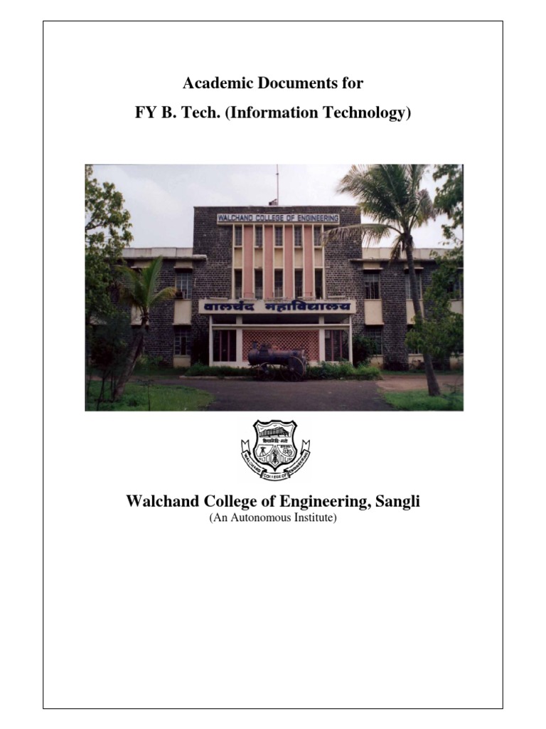 Academic Overview: IT Program at WCE | PDF | Engineering | Design