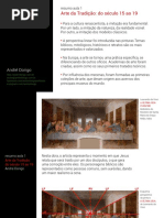 Arte Da Tradição Séc Xv Ao Xix