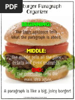 Burger paragraph organizer