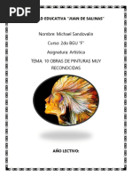 Representacion de Las Obras de Arte